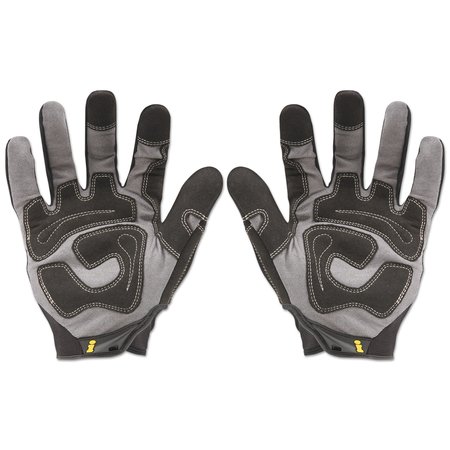 Ironclad Performance Wear General Utility Spandex Gloves, Black, Medium, Pair GUG-03-M